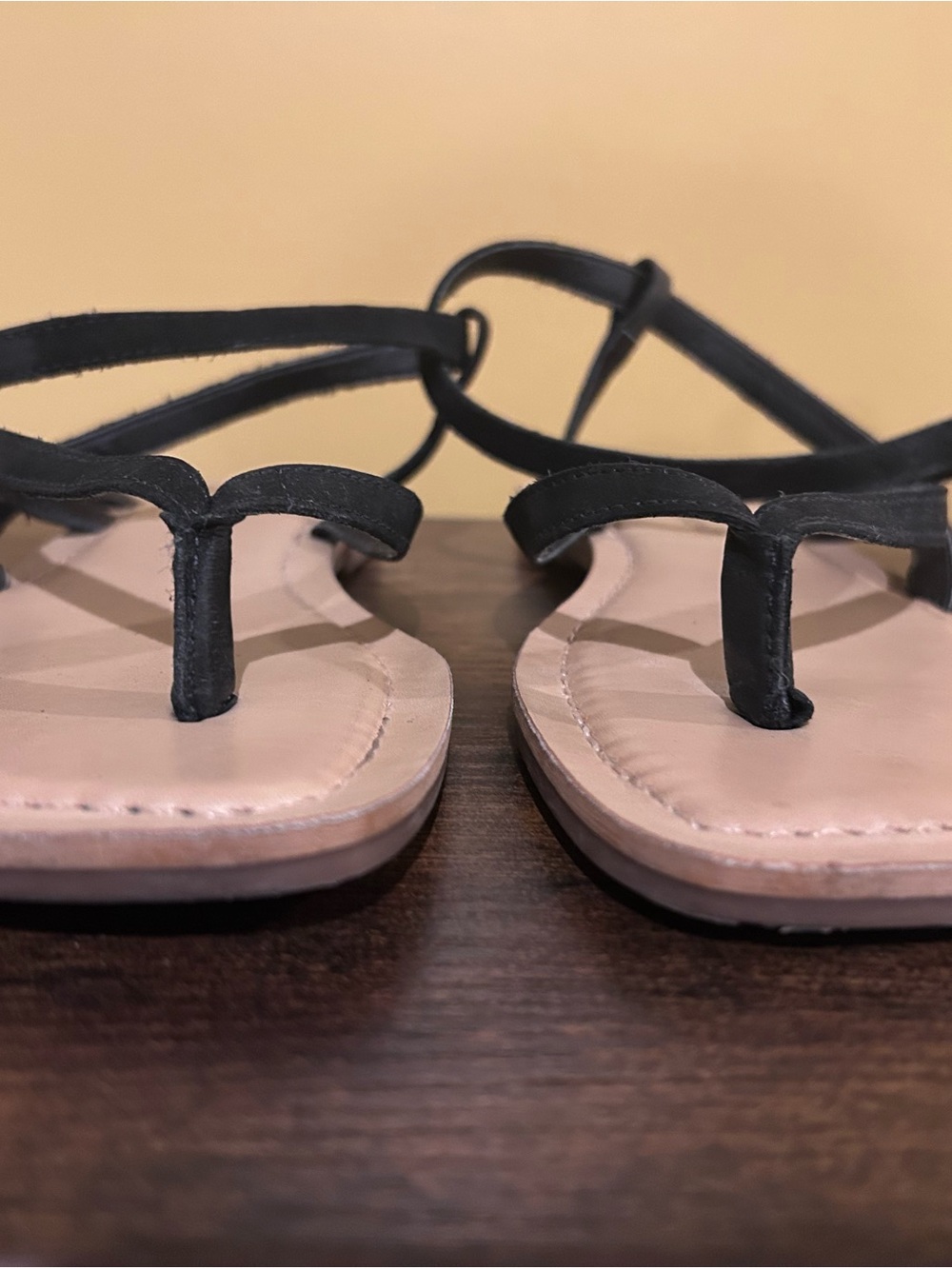 Lucky Brand Black Strappy Sandals